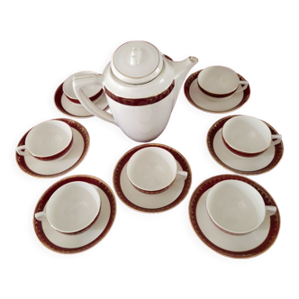 Digouin Sarreguemines coffee service