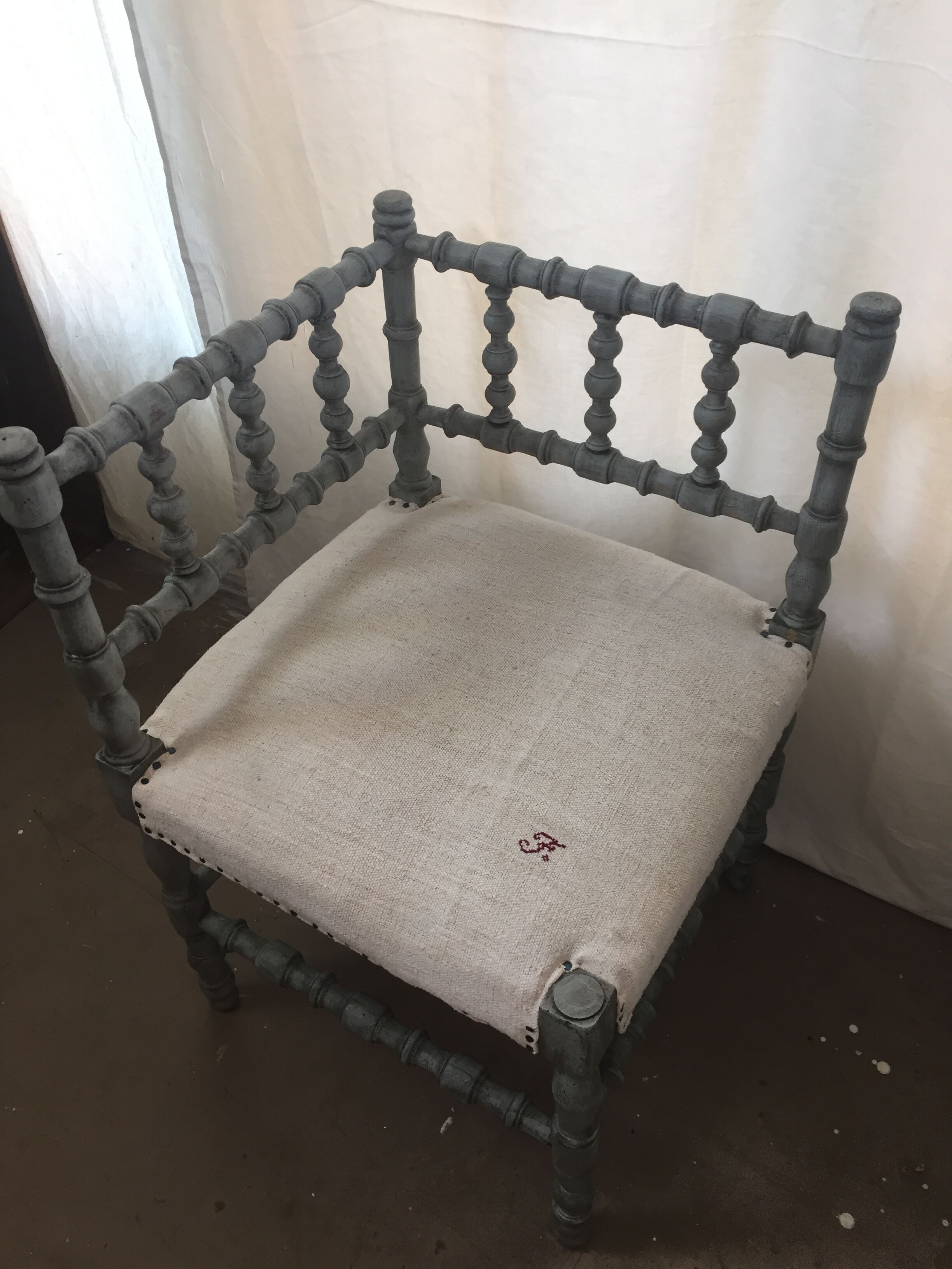Corner antique chair