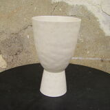 Vintage diabolo ceramic vase