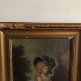 Oil on panel Young aristocrat