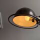 Jieldé 5-arm floor lamp, 40cm, graphite, industrial style, Jean Louis Domecq, 1950s vintage