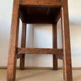 Antique oak stool