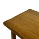 Vintage Set of 3 brutalist oak side or nesting tables 1970s