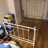 Old wrought iron bed