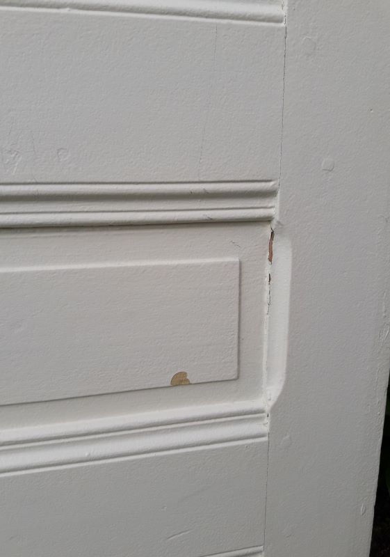 Communication door 81,8x217,7cm old molded