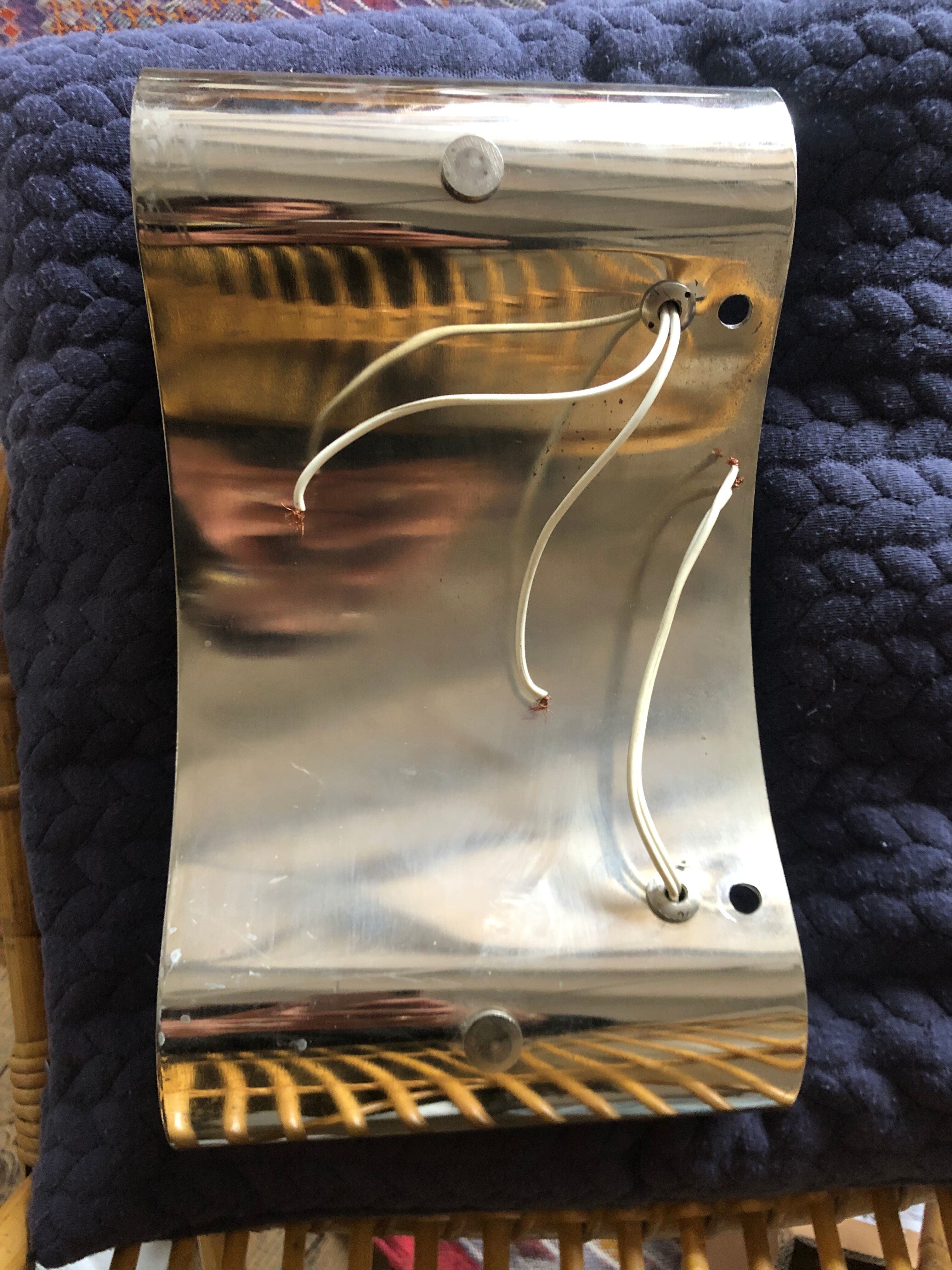 Pair of Wall lamps Foglio by Scarpa