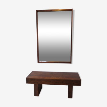 Scandinavian entrance furniture, chest of drawers and mirror Ateljé Glas & Trä Hovmantorp