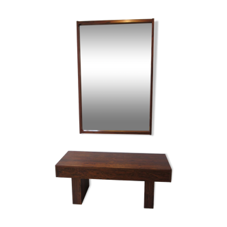 Scandinavian entrance furniture, chest of drawers and mirror Ateljé Glas & Trä Hovmantorp