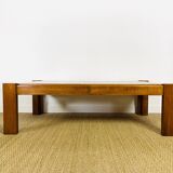 Vintage Scandinavian teak coffee table from the 1960s
