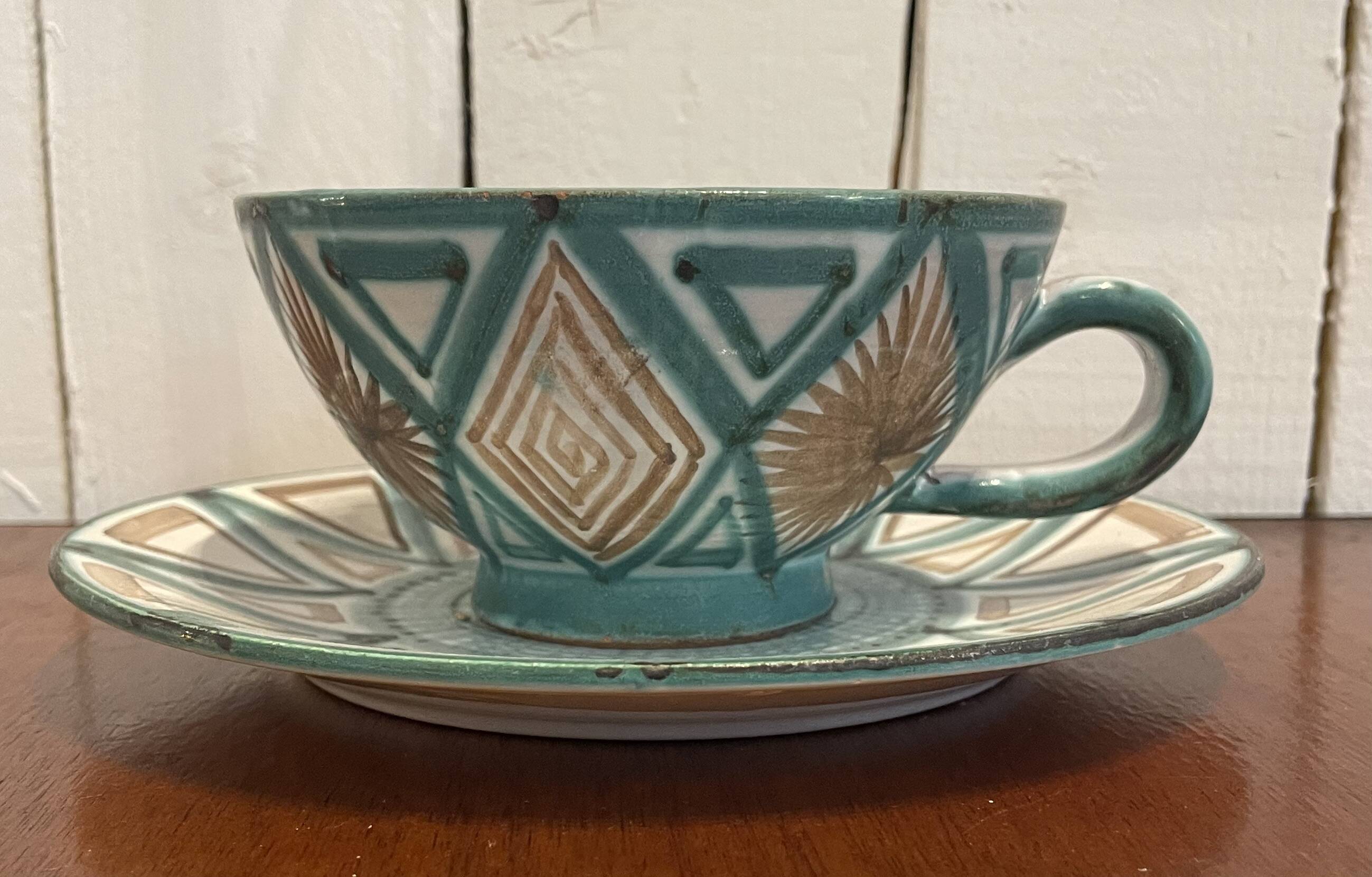 Tasse et sous-tasse Robert Picault
