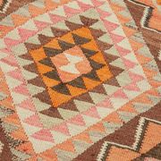 Turkish Handwoven Vintage Herki Kilim 90 cm x 344 cm