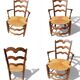 Antique Provençal armchair 18th-19th century regional furniture