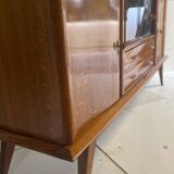 Enfilade en chêne pieds compas