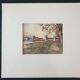 André Duculty (1912-1990) Watercolor on paper "Bord de Seine à Suresnes" Signed lower left