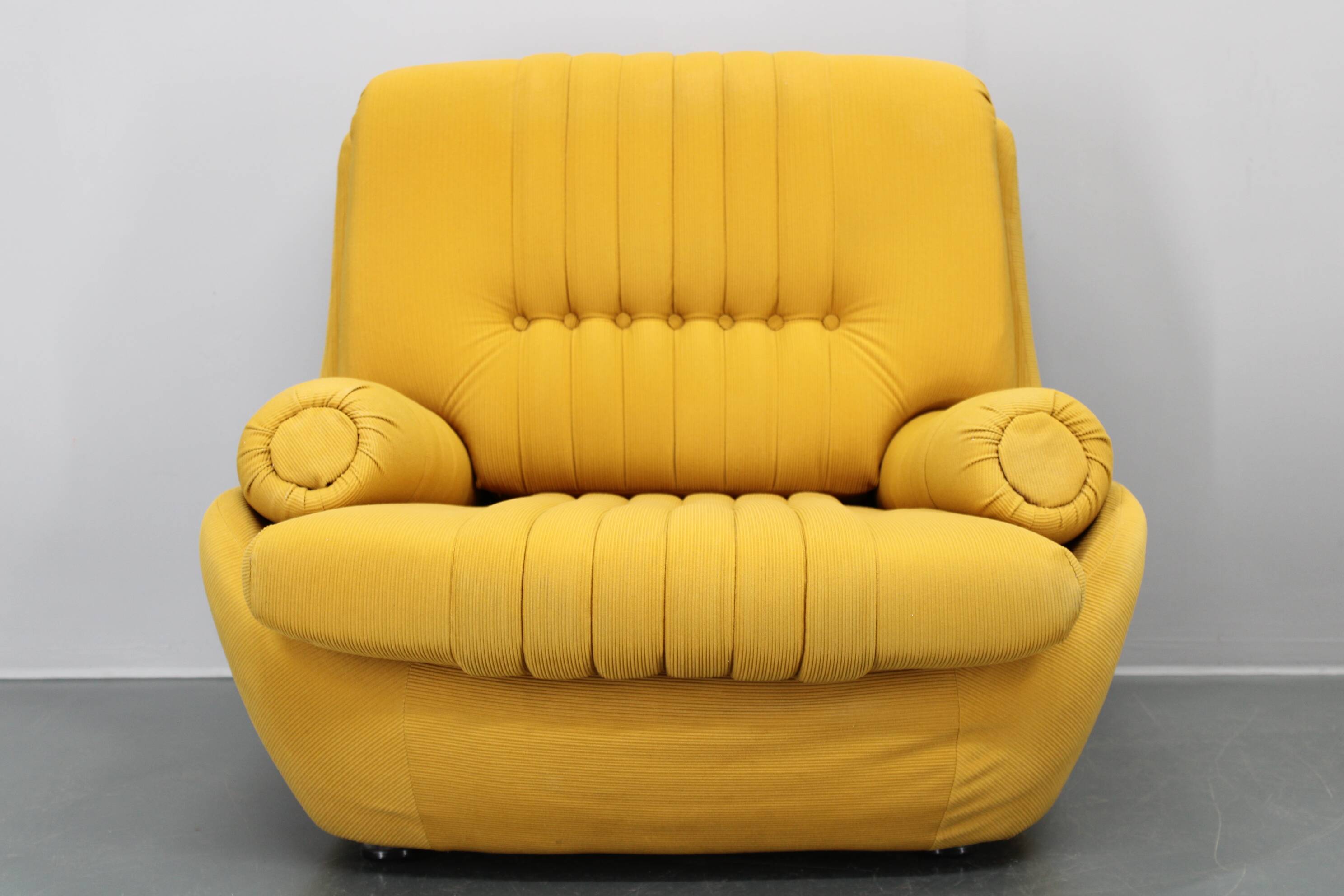 1970s Rare Space Age Pair of Armchairs , Czechoslovakia