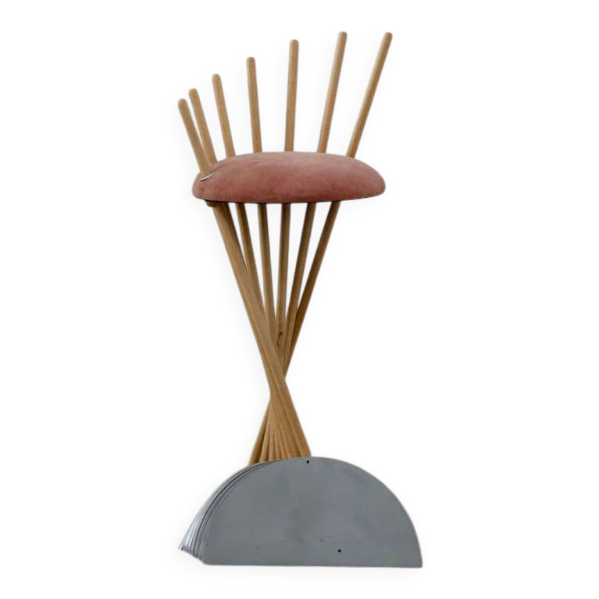 Postmodern prototype stool by Isabelle Moore, 1995