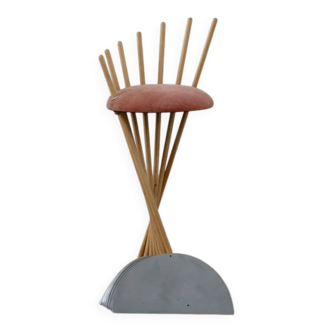 Postmodern prototype stool by Isabelle Moore, 1995