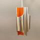 Danish vintage hanging lamp, model Pantre designed Bent Karlby for Lyfa in the 60s.