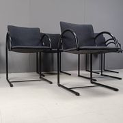 Chaises circulaires vintage par Metaform, années 1980, ensemble de 6