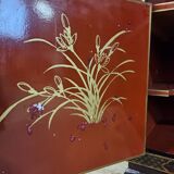 Vintage Chinese cabinet (red/gold) traditional scene bohomian