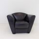 Set de 2 fauteuils en cuir par Peter Maly