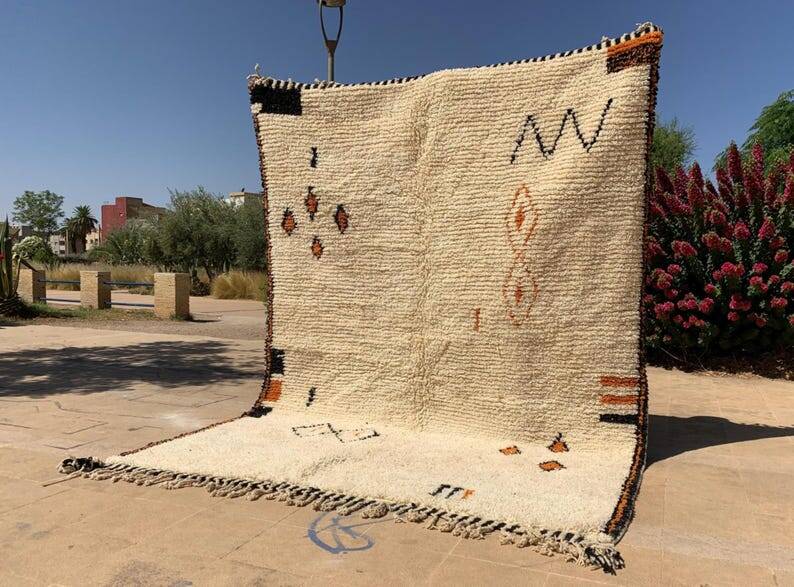 Handmade Beni Ourain rug 150/250cm