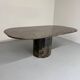Vintage 80s Italian design marble dining table