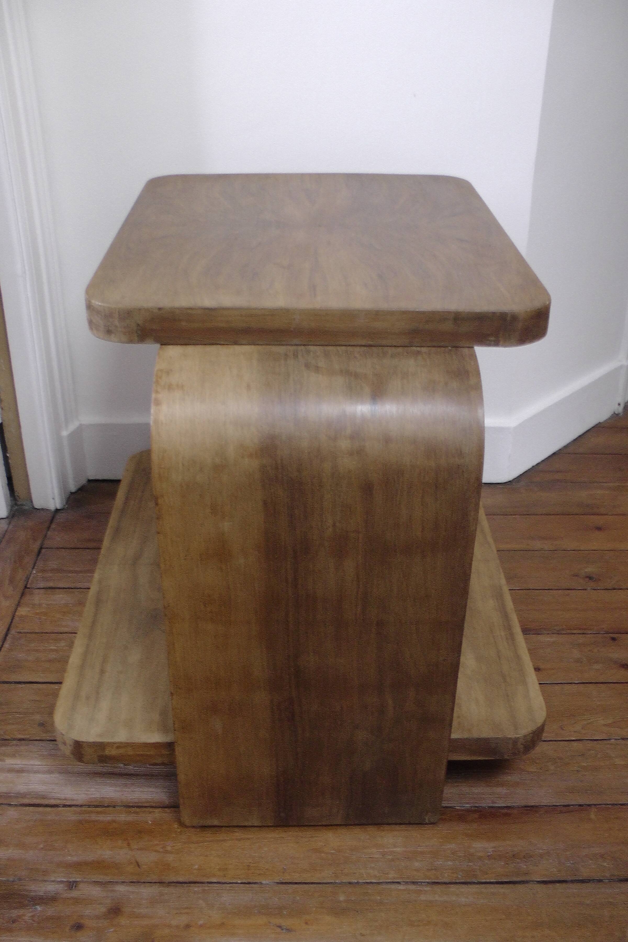 Table basse double plateau années 30/40