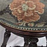 Antique adjustable piano stool – Napoleon III period, late 19th century