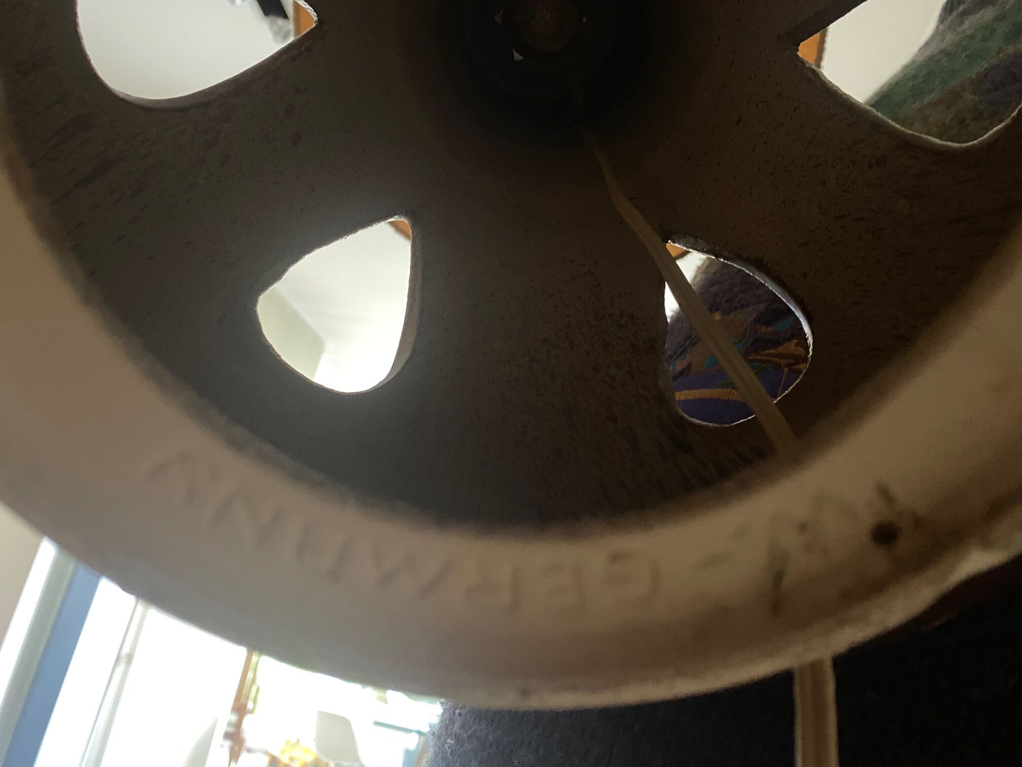 Lampe ceramique année 70 west germany