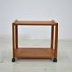 Table d'appoint Aksel Kjersgaard chariot en teck danois des années 1960 scandinave