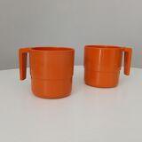 Pair of vintage cups 70s