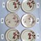 Vintage dessert plates