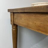 Oak work table, 1850