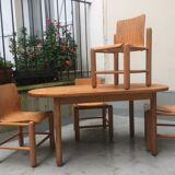 Knud Friis table and chairs set