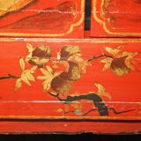 Antique Chinese hand-lacquered side table, large sideboard.