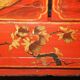 Antique Chinese hand-lacquered side table, large sideboard.