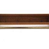Scandinavian teak and metal coat rack, Sweden, 1970