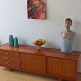 Vintage lowboard with drawers and shelves, 1970
