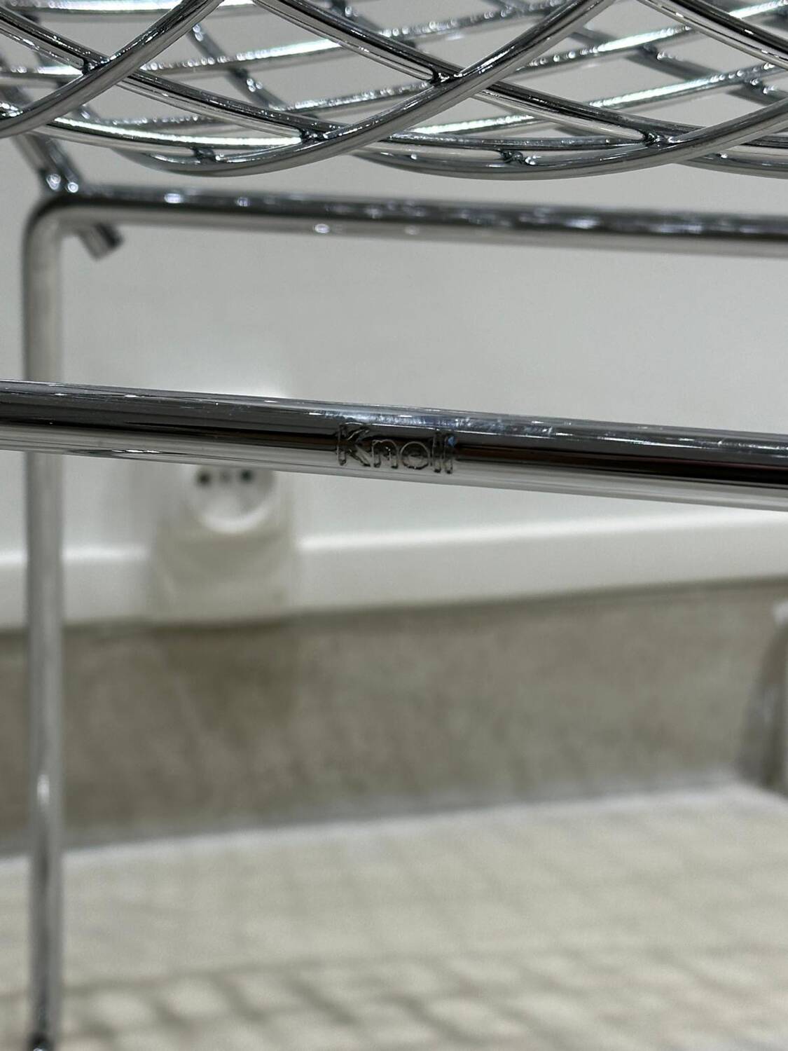 Knoll diamond armchair by Bertoia