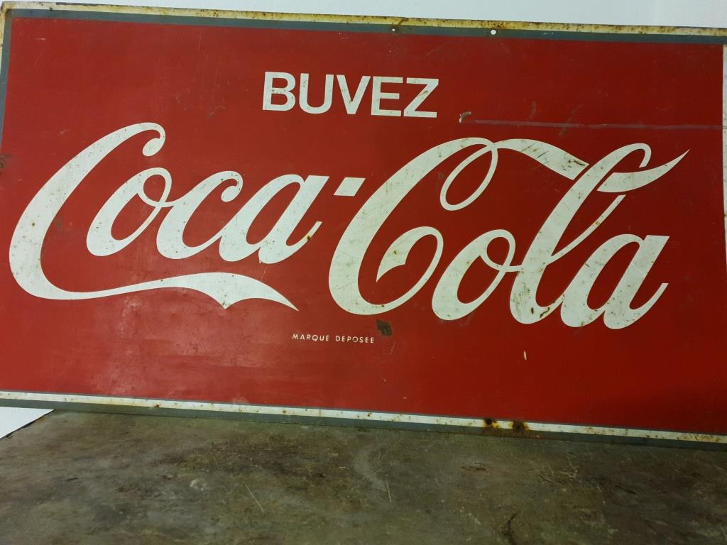 Coca cola advertising plate