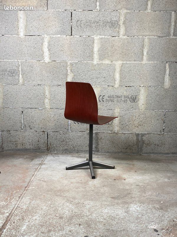 Vintage industrial Galvanitas chairs