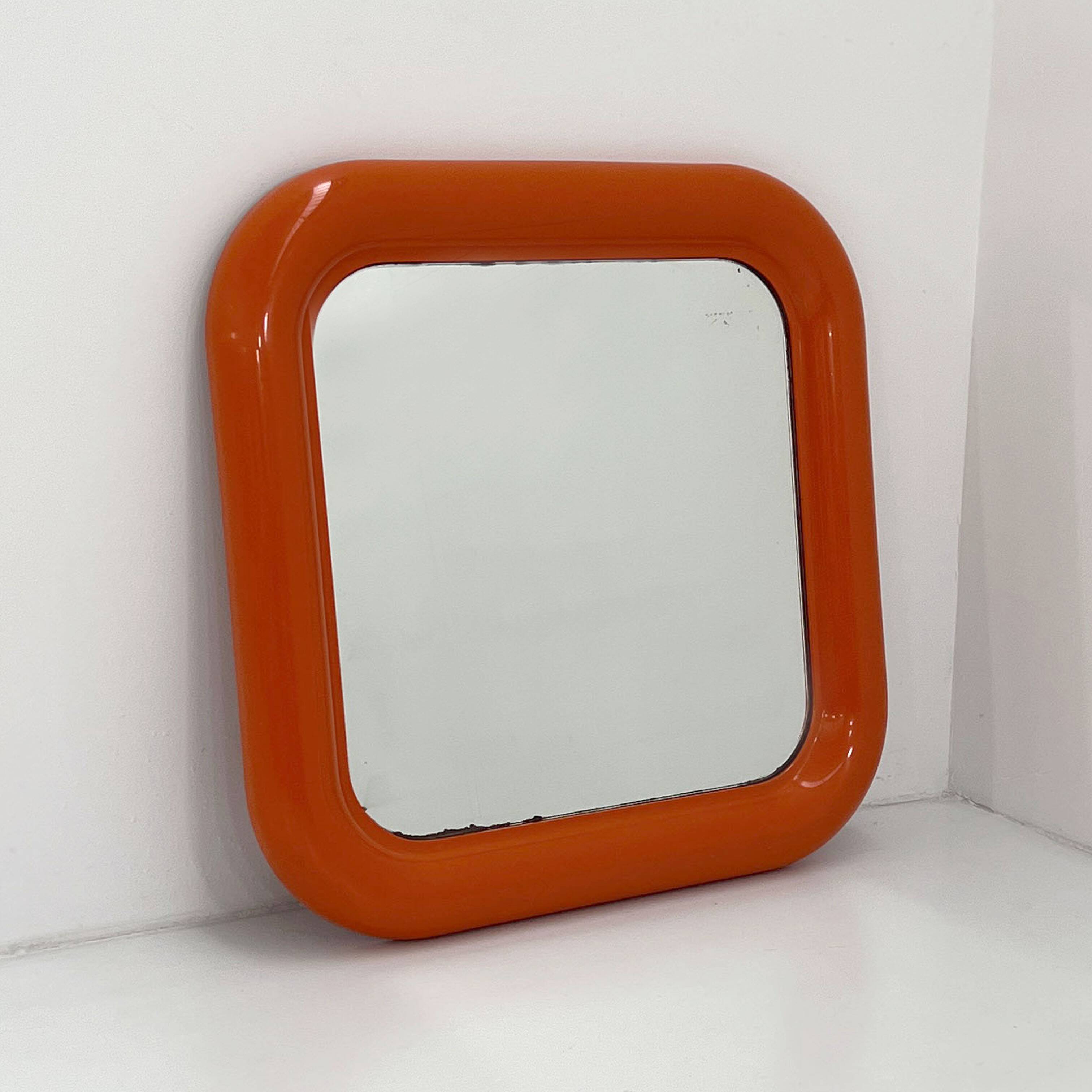 Miroir Delfo Orange par Sergio Mazza pour Artemide, 1960