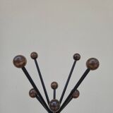Vintage parrot coat rack with balls, 1950s design