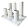 Vintage White Metal Wall/Ceiling Lamps by Rolf Krüger for Staff, 1970s Germ