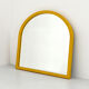 Mirror model 4720 yellow by Anna Castelli Ferrieri for Kartell 1980s 65x65cm