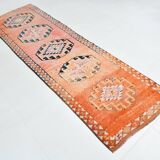 3x10 Turkish Vintage Runner Rug, 90x300Cm