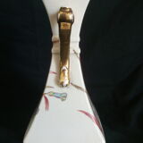Art Nouveau cracked ceramic trim, eyelet patterns