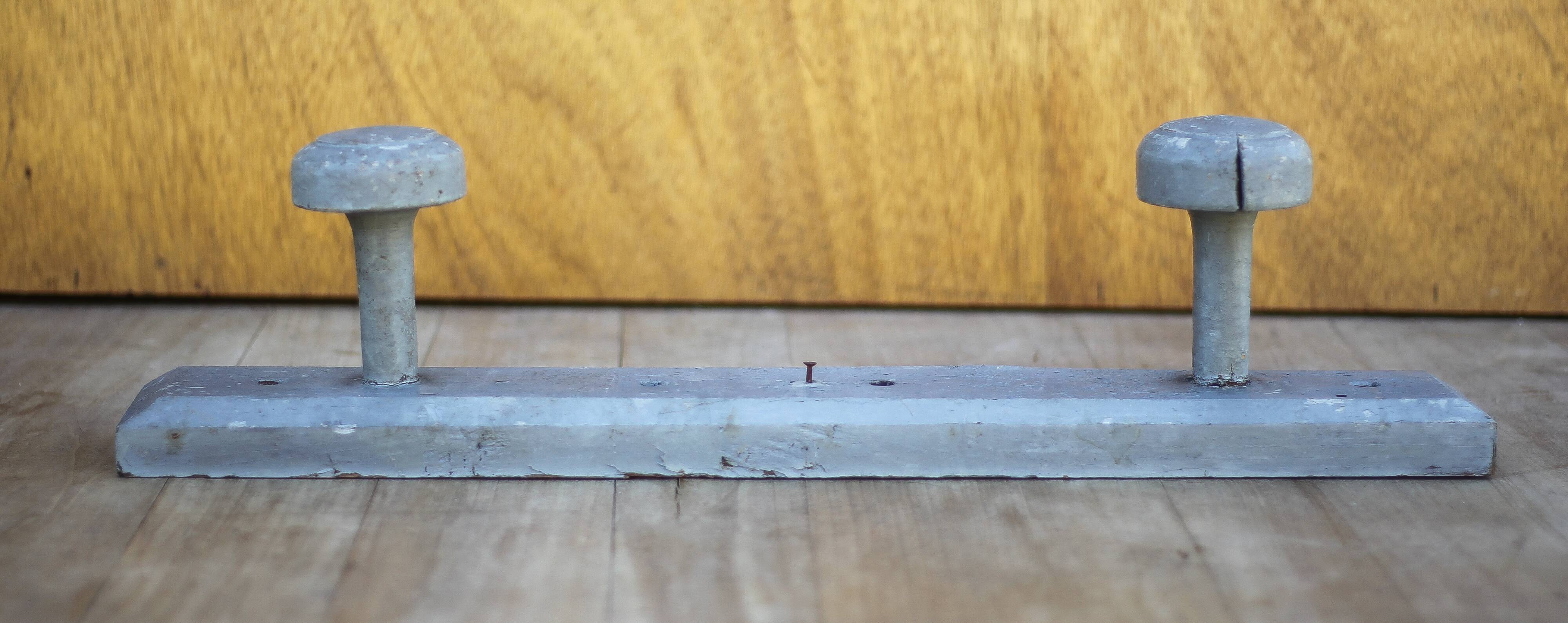 Porte-manteau mural vintage, porte-manteau bois, patères bois