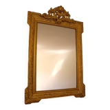 Louis XVI style pedimented mirror